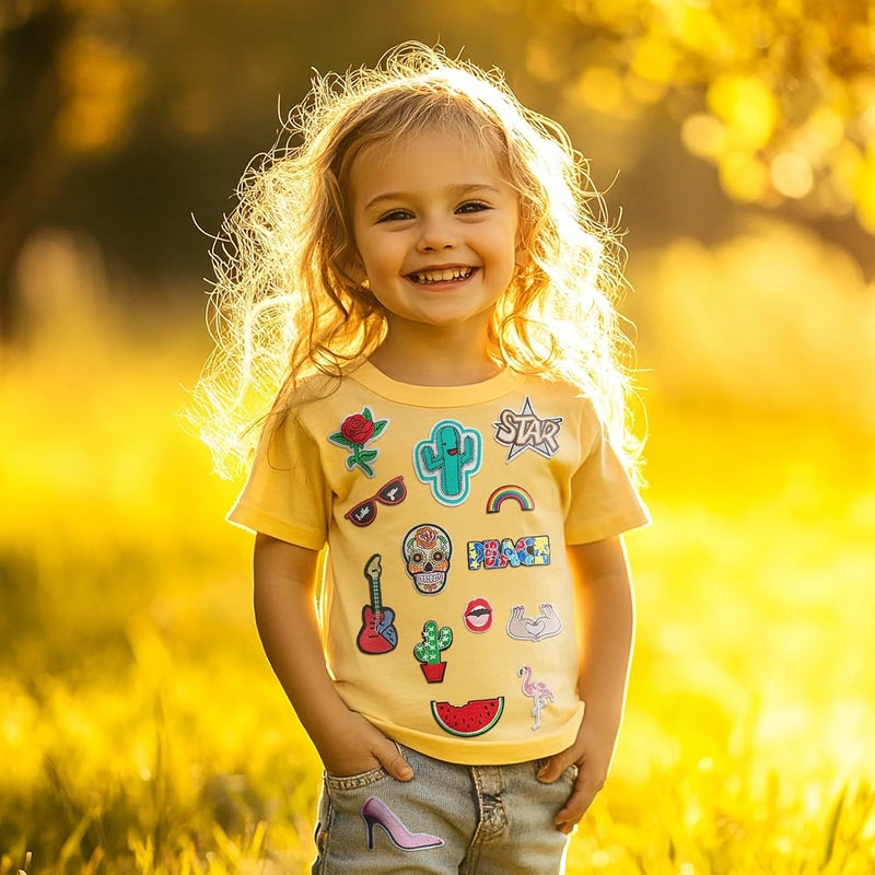 RF-patch 32Pcs Funny Iron on Patches, Embroidered Iron on/Sew on Patch for Clothes, Hats, Jackets, Jeans, Etc - Image 5